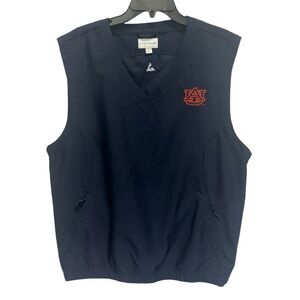 Cutter & Buck Navy Auburn University Pullover Vest Size Medium
